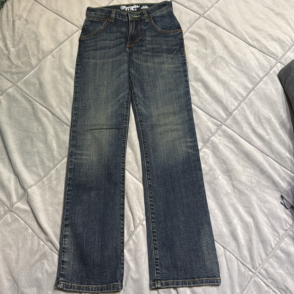 NWOT Wrangler retro slim straight jeans. - Picture 5 of 7